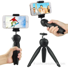 Support de selfie de téléphone de trépied de mini-caméra de table portable